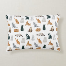 Playful Cats Accent Pillow