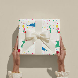 Playful Cats Purrfect Birthday Party Wrapping Paper