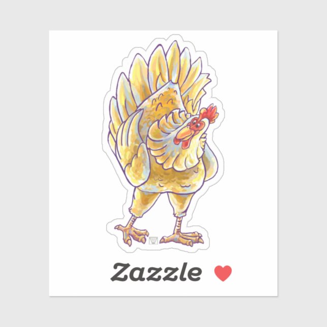 Playful chicken character (Sheet)