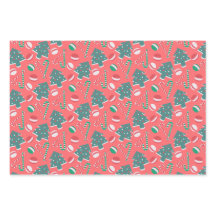 Playful Christmas Candies Wrapping Paper Set#6