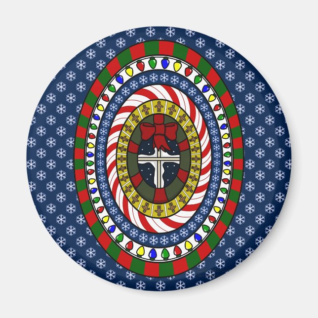 Playful Christmas Magnet (Front)