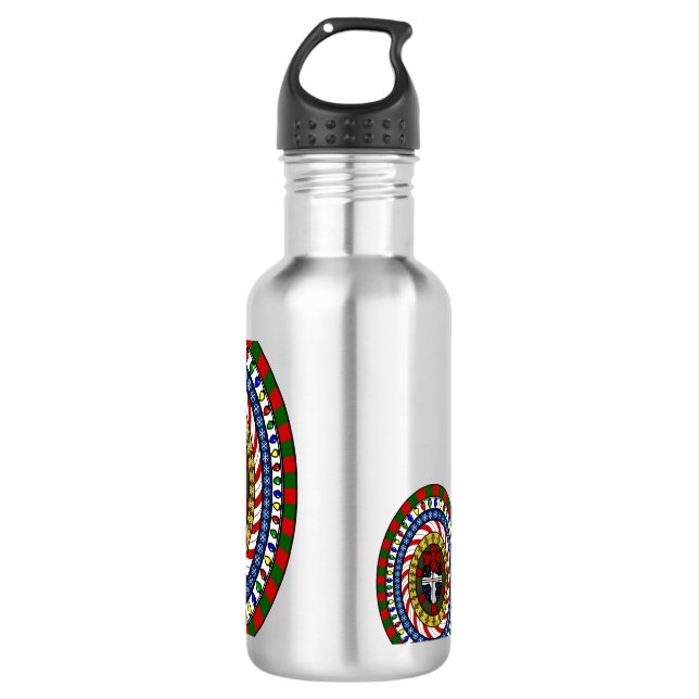 Playful Christmas Water Bottle (Front)