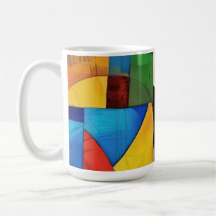 Playful Color Blocks Coffee Mug
