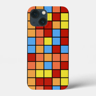 Playful Colored Squares iPhone 13 Mini Case