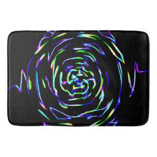 Playful Colourful Pattern Bath Mat