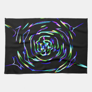 Playful Colourful Pattern Kitchen Towel