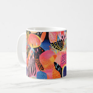Playful Colours Abstract Pattern Coffee Mug
