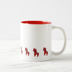 Playful Dala Horse Mug