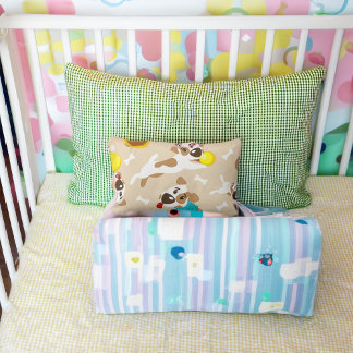 Playful Dog Lumbar Pillow