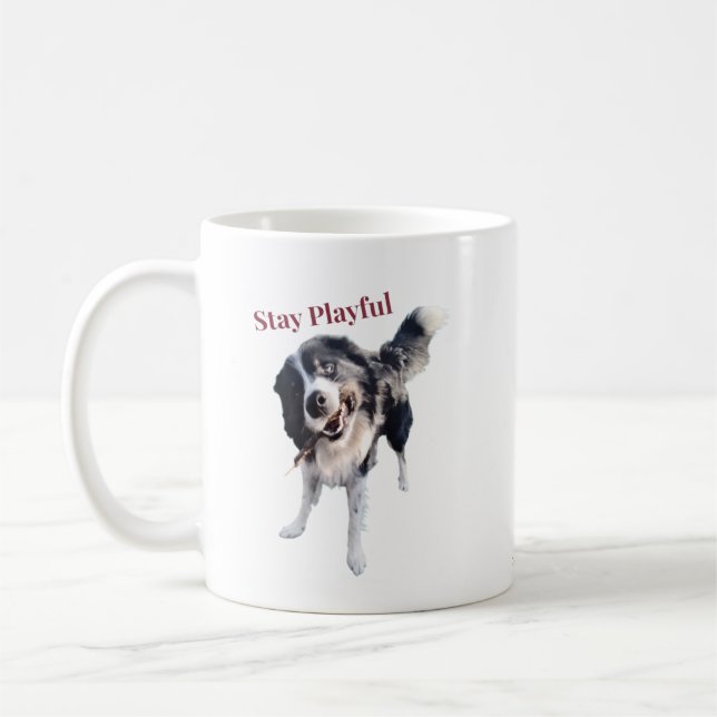 Playful Dog Mug (Gauche)