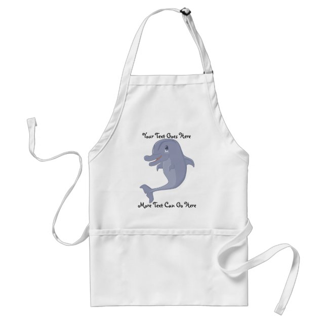 Playful Dolphin Apron (Front)
