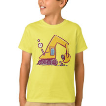Playful Excavator Doodle Design – Inspired by Kids