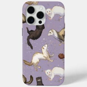 Playful Ferret Business iPhone 15 Pro Max Case