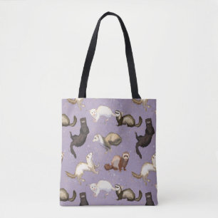 Playful Ferret Business Tote Bag