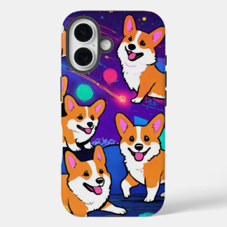 Playful Foxes Cartoon iPhone Case