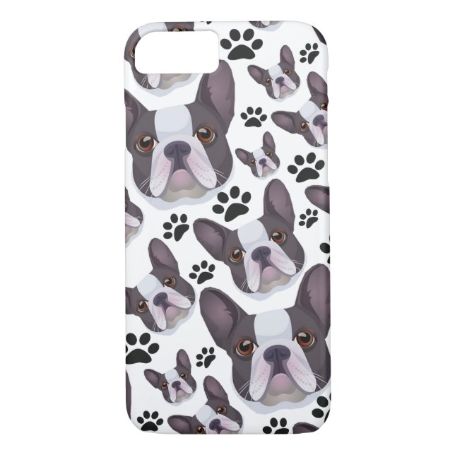Playful Frenchie French Bulldog Pet Puppy Dog Case-Mate iPhone Case (Back)