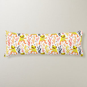 Playful Frogs Body Pillow