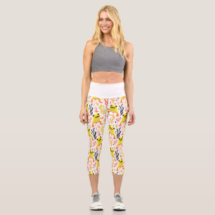 Playful Frogs Capri Leggings