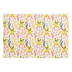 Playful Frogs Pillowcase