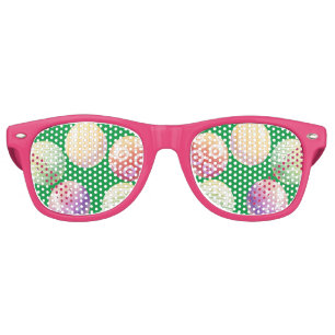 Playful Fun Pink Frame Costume Retro Sunglasses