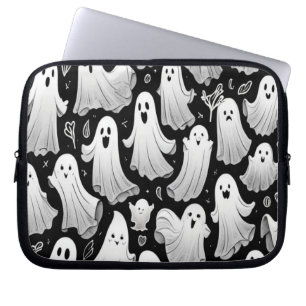 Playful Ghosts Everywhere Laptop Sleeve