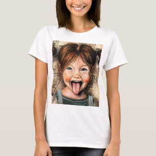 Playful Girl Funny T-Shirt