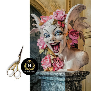 Playful Gothic Paris Gargoyle Decoupage Tissue Paper