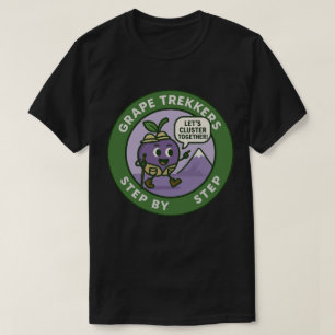 Playful Grape Hiker Trail Friendship T-Shirt