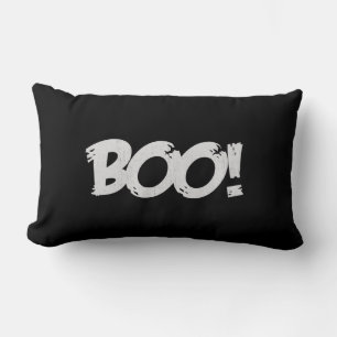 Playful Halloween Boo Seasonal Lumbar Pillow