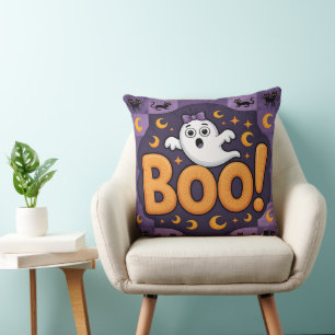 Playful Halloween Quilt, Throw Pillow