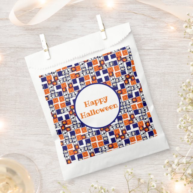 playful Halloween-themed pattern  Favour Bag (Clipped)