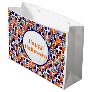 playful Halloween-themed pattern Large Gift Bag
