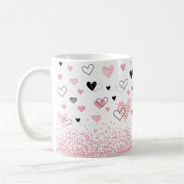 Playful Hearts Coffee Mug