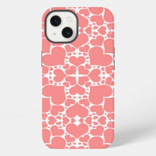 "Playful Hearts - Pink & White" iPad Air Case