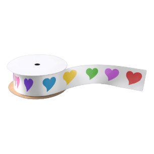 Playful Hearts Satin Ribbon