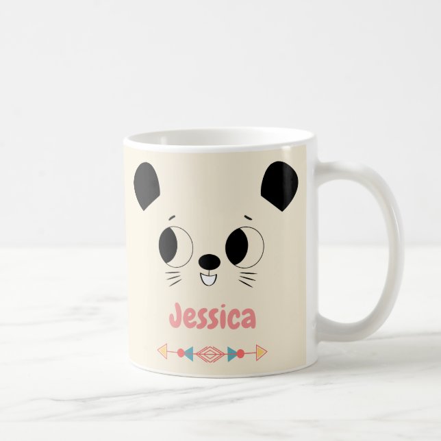 Playful Honey Bear Sliding Coffee Mug (Right)