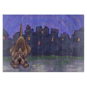 Playful Hound Dog Gifts & Accessories Cutting Board