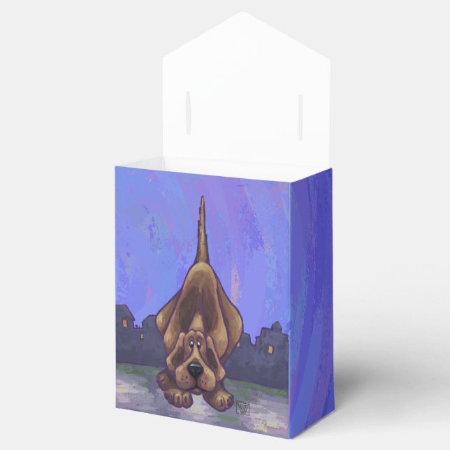 Playful Hound Dog Gifts & Accessories Favor Box (Opened)