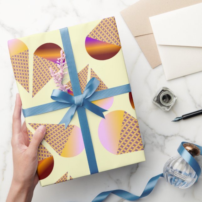 Playful Ice Cream Cone Design   Wrapping Paper (Gifting)