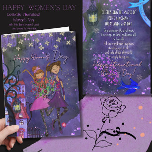 Playful International Women’s Day Celebration Card