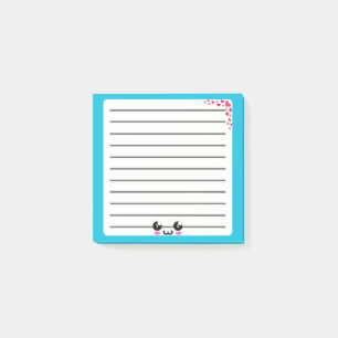Playful Kawaii Post-It Note Design