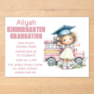 Playful Kids Graduation Invitation