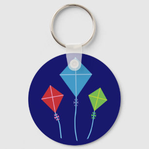 Playful Kites Keychain