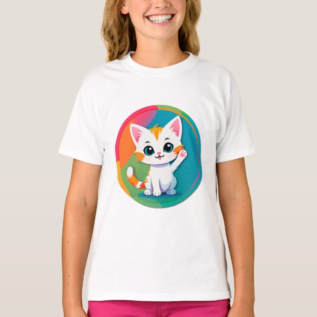 Playful Kitten T-Shirt (Front)