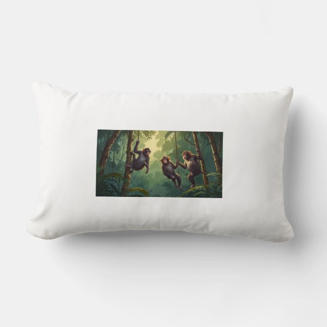 Playful Kitten with Yarn – Adorable pillows Design (Front)