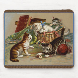 Playful Kittens Mousepad