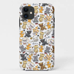 Playful Kitty Cats iPhone 11 Case