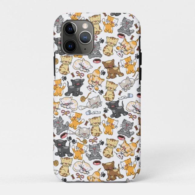 Playful Kitty Cats Case-Mate iPhone Case (Back)