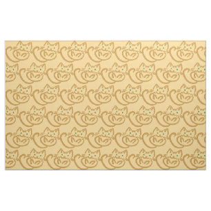 Playful Kitty Fabric