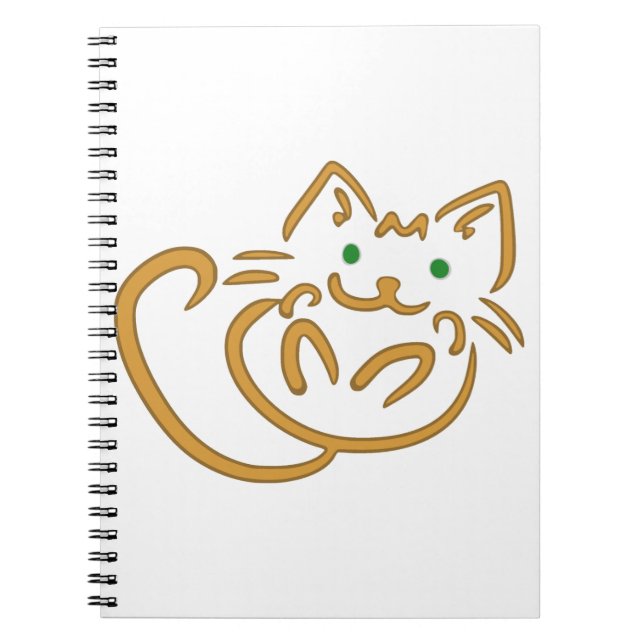 Playful Kitty Notebook (Front)